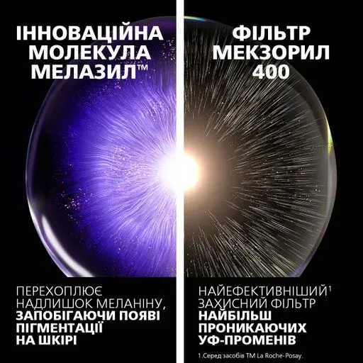 Сонцезахисний легкий корегуючий флюїд La Roche-Posay Anthelios UVA 400 проти гіперпігментації шкіри, UVA та HEV-променів SPF50+ 50мл