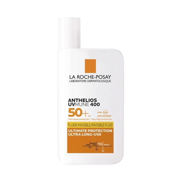 Флюїд сонцезахисний  для чутливої шкіри обличчя La Roche-Posay (Ля Рош-Позе) Антеліос UVA 400 SPF50+50 мл