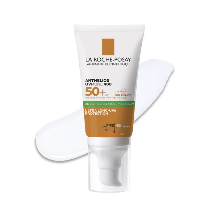 Гель-крем сонцезахисний La Roche-Posay (Ля Рош-Позе) Антеліос UVA 400 Oil Control матуючий SPF 50+ 50 мл