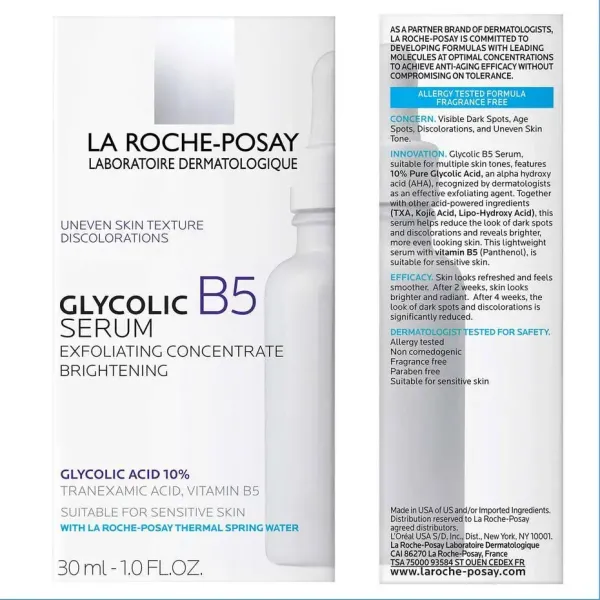 Сироватка La Roche Posay з гліколевою кислотою Glycolic B5 від темних плям