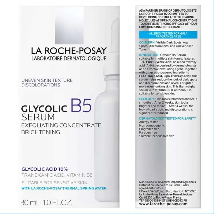 Сироватка La Roche Posay з гліколевою кислотою Glycolic B5 від темних плям